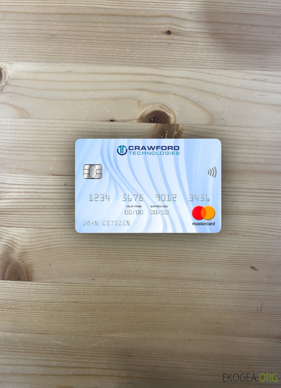 Pays , Bas (Hollande) Crawford Technologies Bank mastercard photolook recto